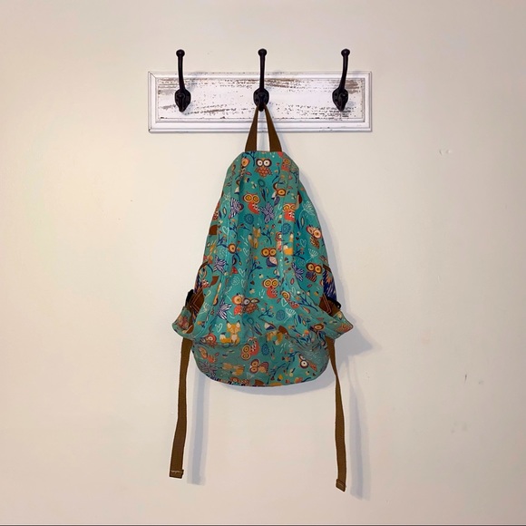 Owl print backpack - Picture 3 of 3